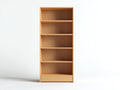Bücherregal Holz 80x35x190 cm Natur Modernes Design